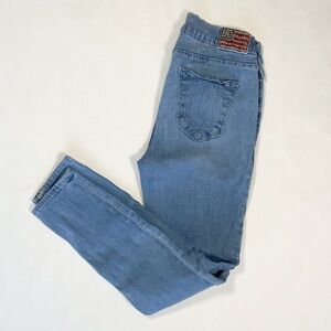 Light Wash True Religion Skinny Stretch Ankle Jeans